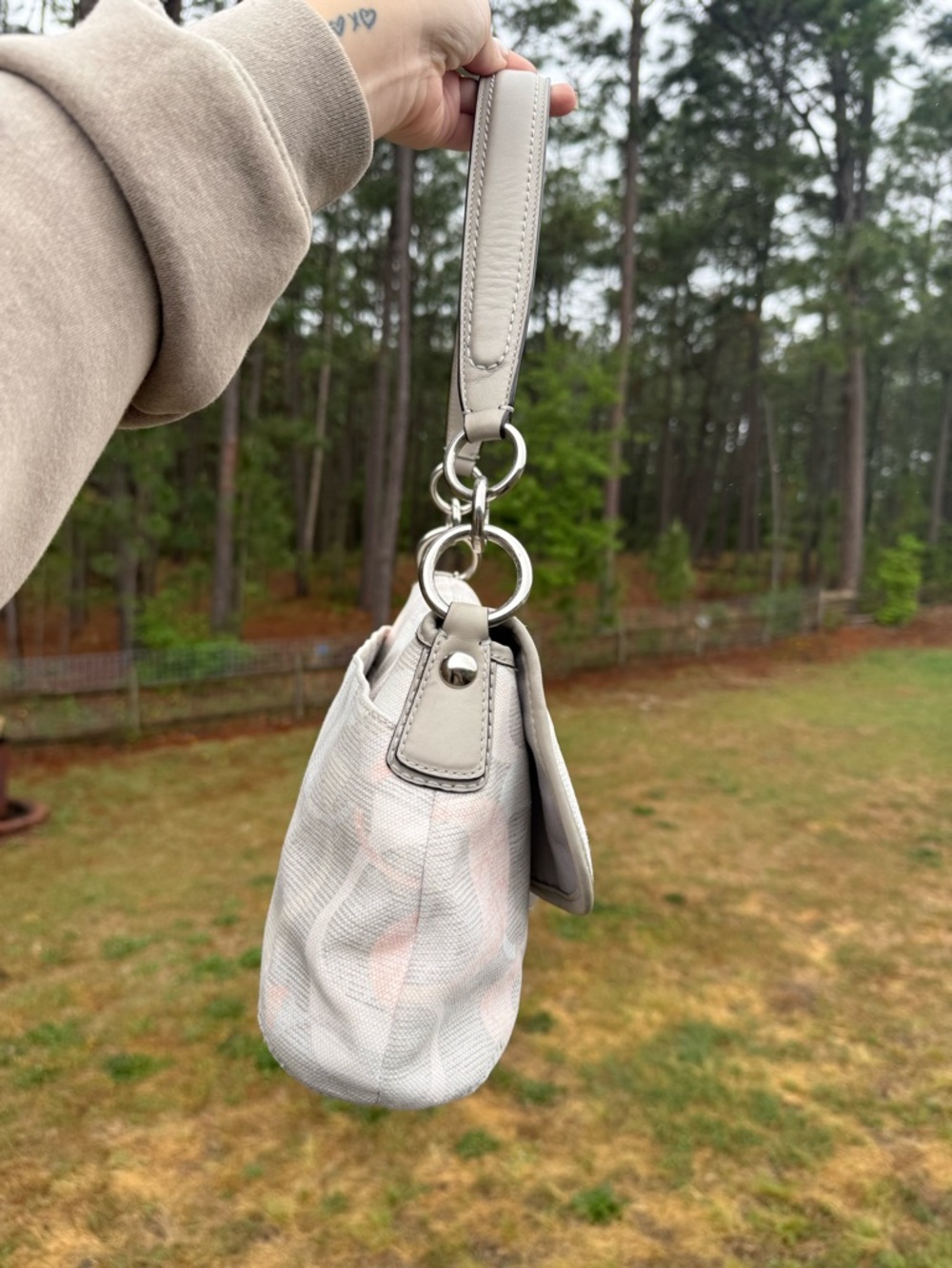 Coach Soho Optic Art Pleated Shoulder Bag - Picture 2 of 10